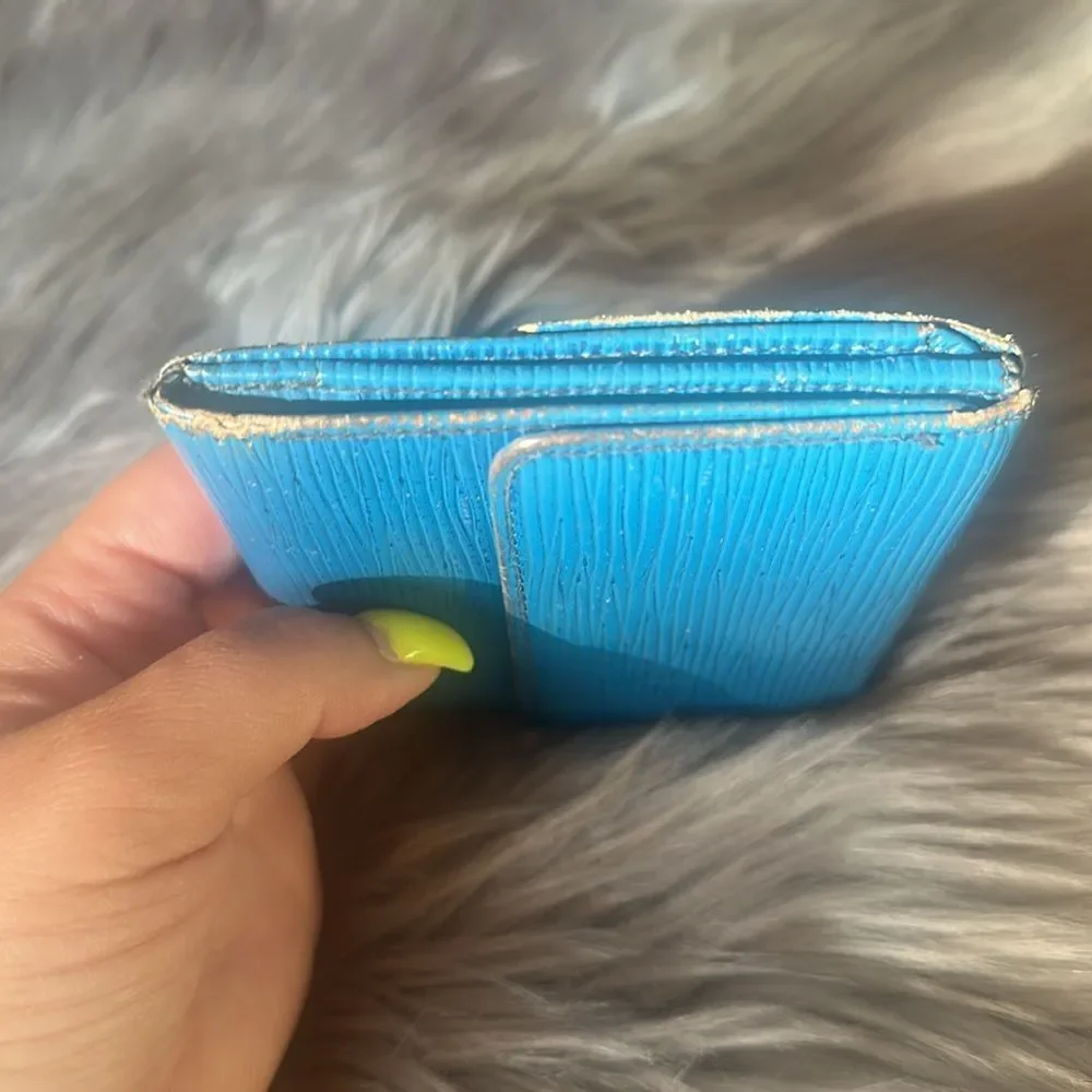 LV Blue Epi “project” wallet.
